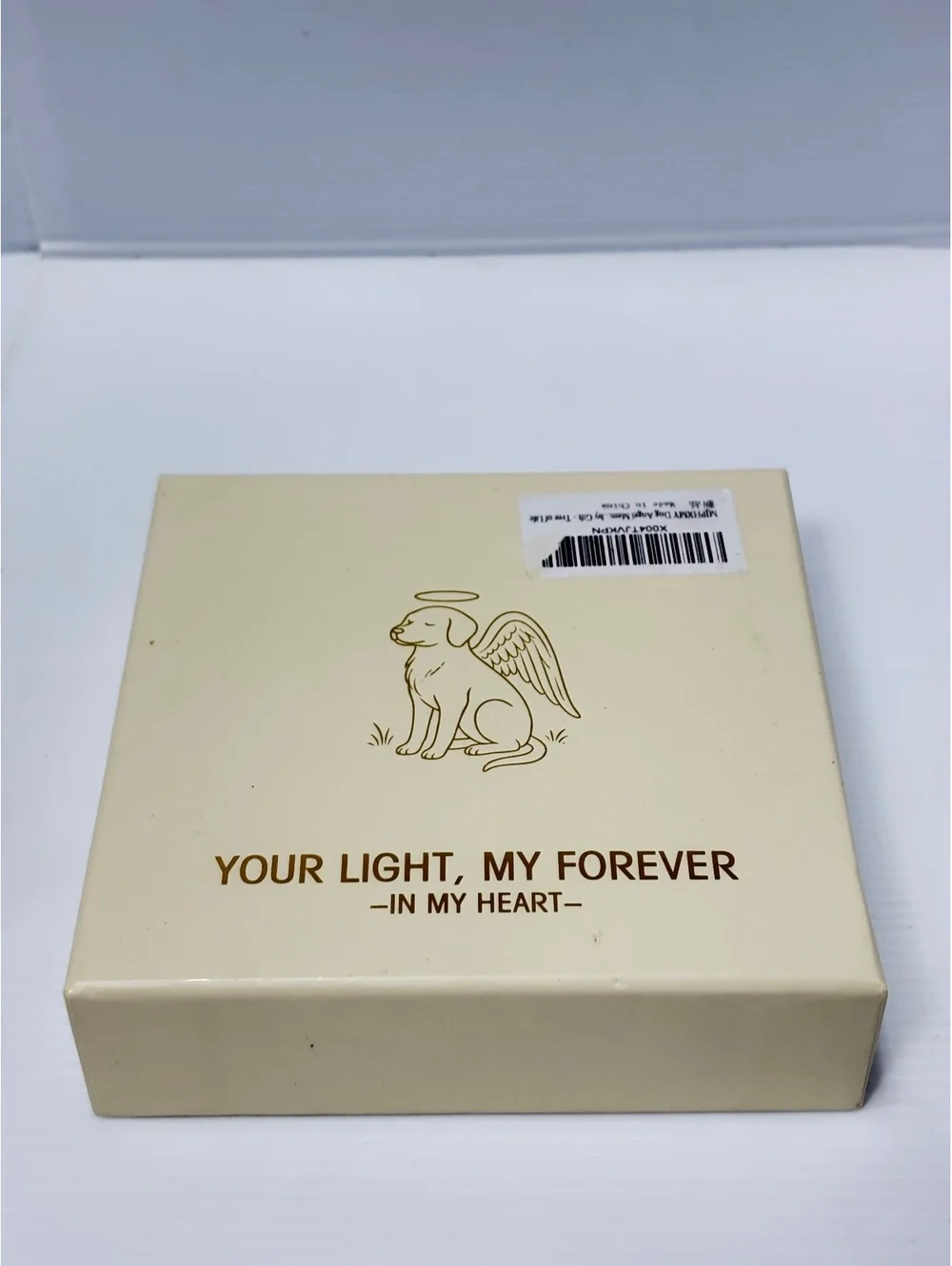 Colorful Tree Angel Dog Moon Suncatcher Window Hanging Pet Memorial Gift Box New
